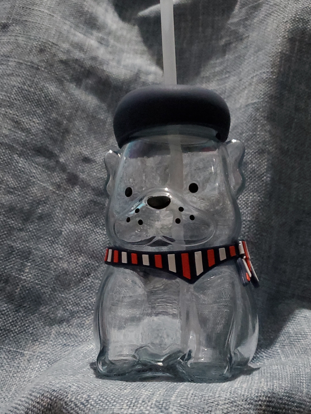 Frenchie Glass Tumbler Cup
